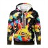 Wholesale Custom Hoodies & Sweatshirts 3D Bass Guitar Doodle Design Printing High Quality Blank Men's Hoodie For Men