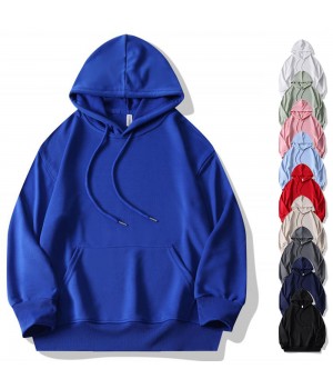 Drop Shoulder Oversized Hoodies Unisex Wholesale Plain Hoodies Manufacturers Custom Logo Hoodie For Men Sudaderas Para Hombre