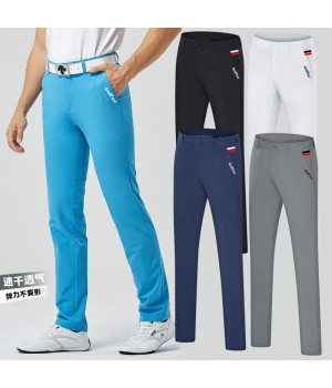 Factory direct price golf trousers stretch quick dry breathable men's trousers casual sports trousers