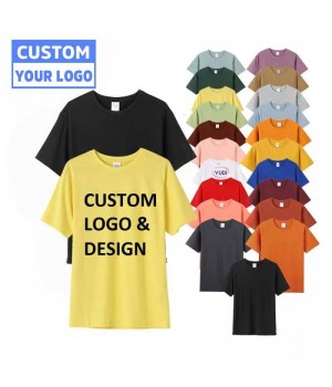 China Factory Custom Men's Tshirts Cheap Price Club Party t-Shirt 100% Cotton 1 Color Logo Heavy Cotton t-Shirt