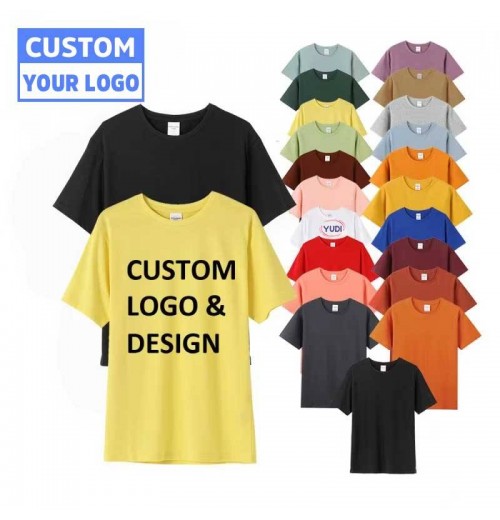 China Factory Custom Men's Tshirts Cheap Price Club Party t-Shirt 100% Cotton 1 Color Logo Heavy Cotton t-Shirt